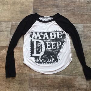 Pomelo Long Sleeve “Made In Deep South” Henley